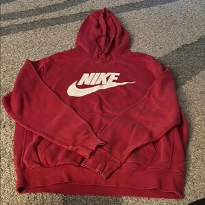 Nike Red and White sweatshirt  with Classic Swoosh